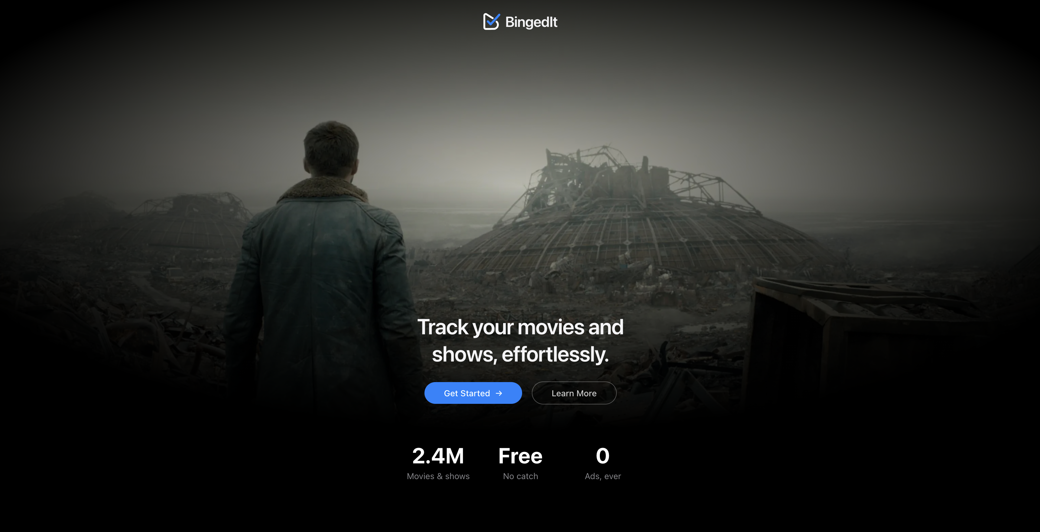BingedIt application screenshot